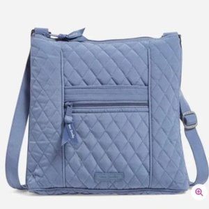 Vera Bradley microfiber hipster Crossbody bag in rustic blue NWT